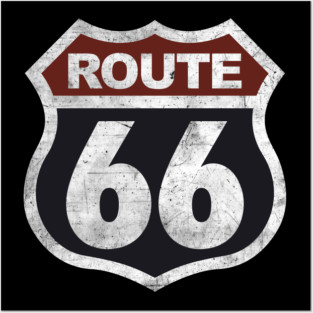 Historic Route 66 Vintage Posters and Art