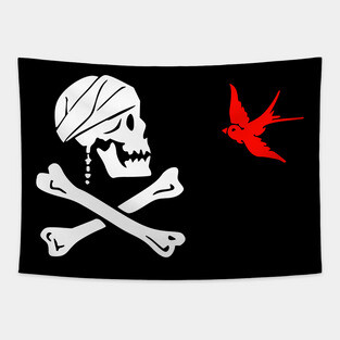 Flag Of Captain Jack Sparrow Tapestry