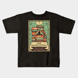 The Book Lover Tarot Card by Tobe Fonseca Kids T-Shirt