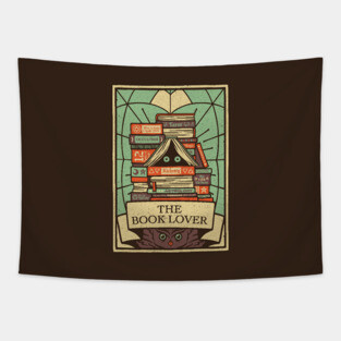The Book Lover Tarot Card by Tobe Fonseca Tapestry