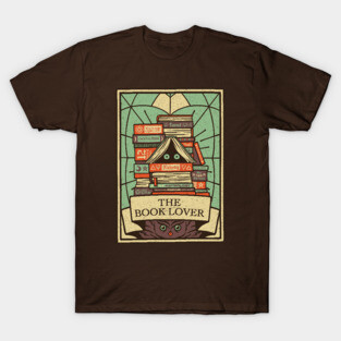 The Book Lover Tarot Card by Tobe Fonseca T-Shirt