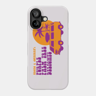 Argyle and Jonathan's Purple Palm Tree Delights Phone Case