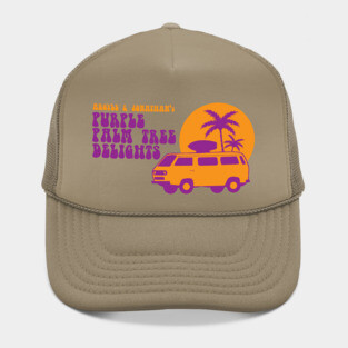Argyle and Jonathan's Purple Palm Tree Delights Hat