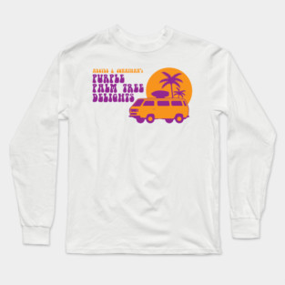 Argyle and Jonathan's Purple Palm Tree Delights Long Sleeve T-Shirt