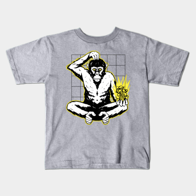 Stoned Ape Theory Kids T-Shirt by Cosmo Gazoo