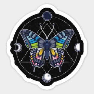 Queer Pride Flag Butterfly Sticker