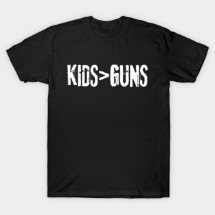 Kids Over Guns Anti Gun Gun Control Gun Violence Awareness Month Shirt T-Shirt