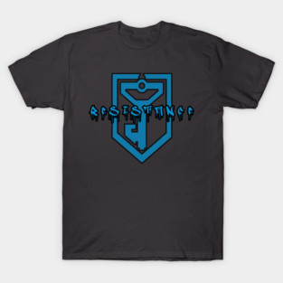 Ingress Resistance Graffiti (black outline) T-Shirt