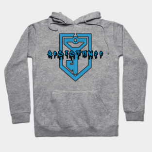 Ingress Resistance Graffiti (black outline) Hoodie