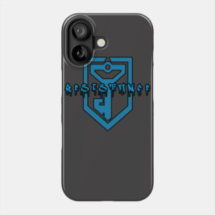 Ingress Resistance Graffiti (black outline) Phone Case