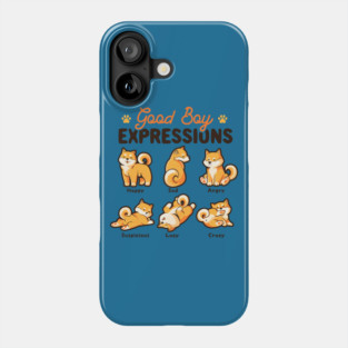 Good Boy Expressions - Cute Shiba Inu Dog Gift Phone Case
