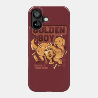 Golden Boy - Cute Golden Retriever Dog Gift Phone Case