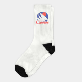 San Diego Clippers - Basketball Team - Vintage/Faded Design Socks