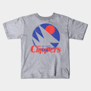 San Diego Clippers - Basketball Team - Vintage/Faded Design Kids T-Shirt