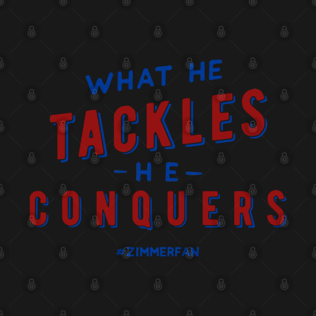 What he tackles, he conquers.  Fundraiser Design by Stars Hollow Mercantile