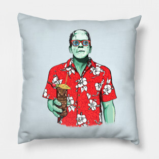 Dr. Frankenstein's Tiki Monster Pillow