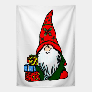 Yule Gnome Tapestry