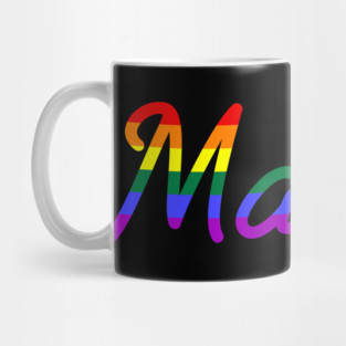 Manila Pride march LGBT Rainbow Flag Mug
