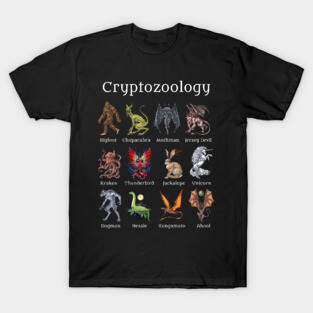 Cryptozoology Creatures T-Shirt