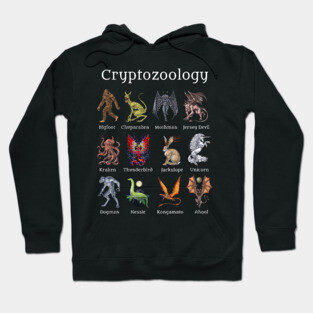 Cryptozoology Creatures Hoodie