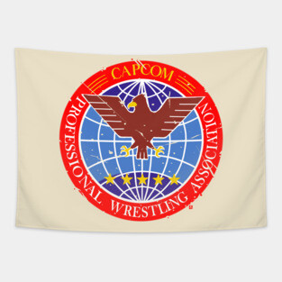 CAPCOM Pro Wrestling Association Tapestry