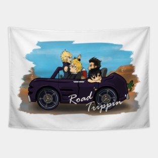 Final Fantasy 15 "Road Trippin'" Tapestry