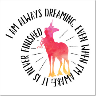The Last Unicorn "Always Dreaming" Posters and Art