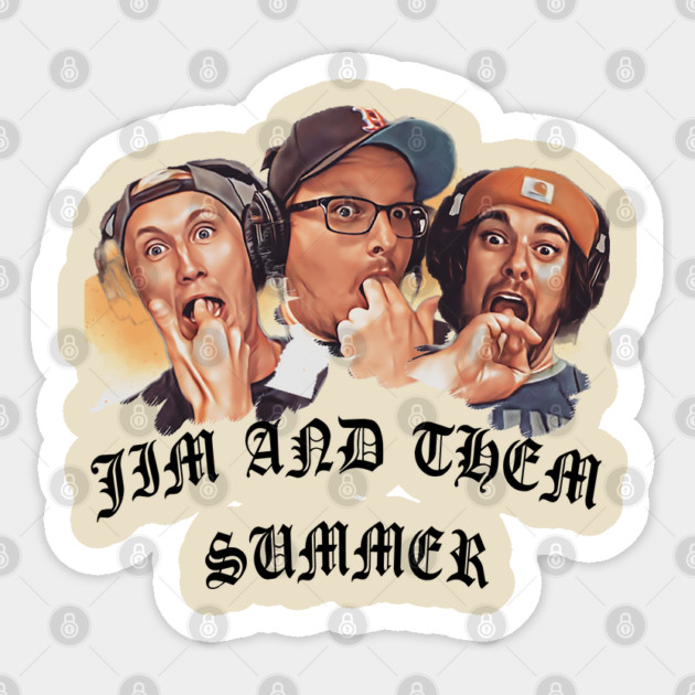Jim and Them Summer Sticker by Jim and Them