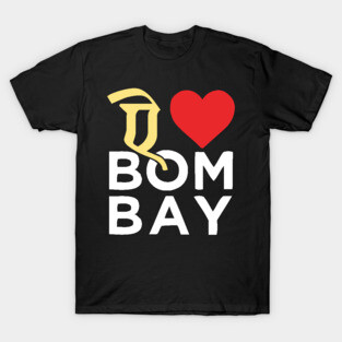 I love Mumbai Bombay Mumbaikar Maharashtra Design T-Shirt