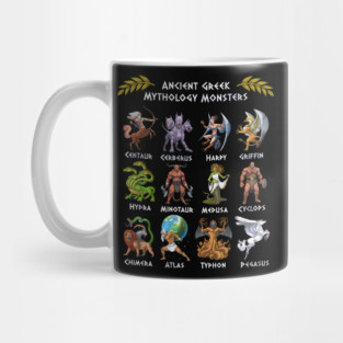 Ancient Greek Mythology Creatures Mug