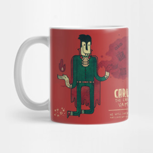carlyle, the christmas vampire 2 Mug