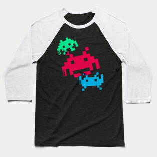 Space Invader 2.0 Baseball T-Shirt