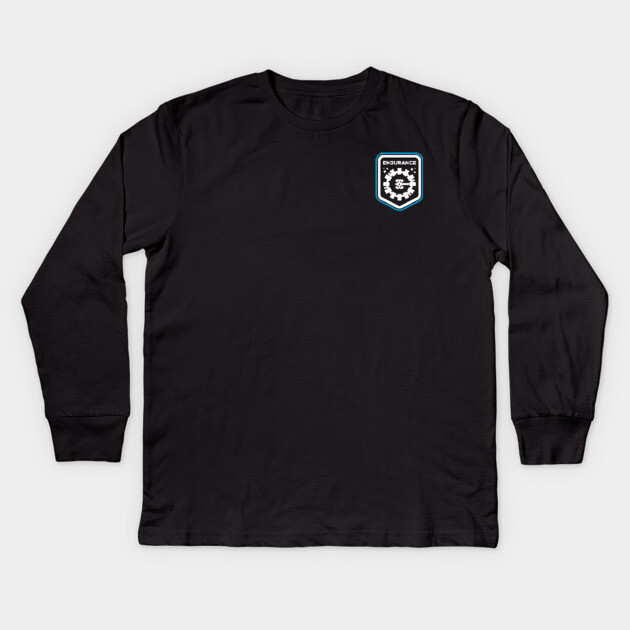 Emblem of the Endurance Kids Long Sleeve T-Shirt by allisawr