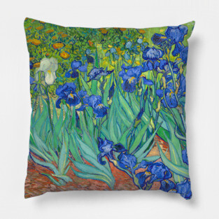 Van Gogh Irises Pillow