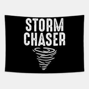 Cute Storm Chaser Severe Weather Tornado Obsessed Tapestry