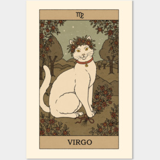 Virgo Cat Posters and Art