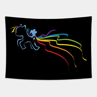 Rainbows that Dash Tapestry