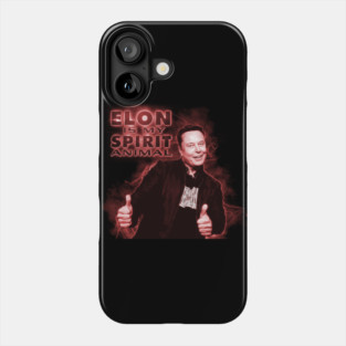Elon Musk is my spirit animal - picture version - Tesla Phone Case