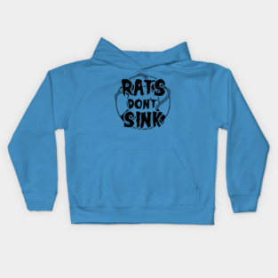 Rats Don't Sink Buoy Logo Kids Hoodie