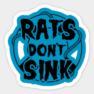 Rats Don't Sink Buoy Logo Sticker