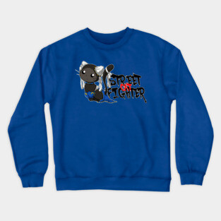 Street Cat Fighter Chun Li Crewneck Sweatshirt