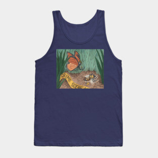 Detective Monarch and the Vanishing Bees Tank Top
