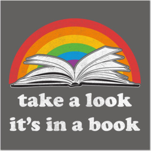 Take a Look, it's In a Book Reading Rainbow Posters and Art