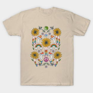 Hippie Flower People T-Shirt