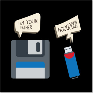 'I Am Your Father' Funny Computer Geek Posters and Art