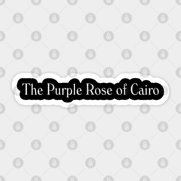 The Purple Rose of Cairo 1985 Sticker by The Daily Ghost