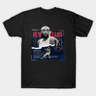 Brandon Ingram Basketball Paper Poster Pelicans T-Shirt
