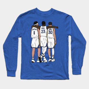 Klay, Draymond & Steph Long Sleeve T-Shirt