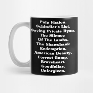 90s Movies List Mug