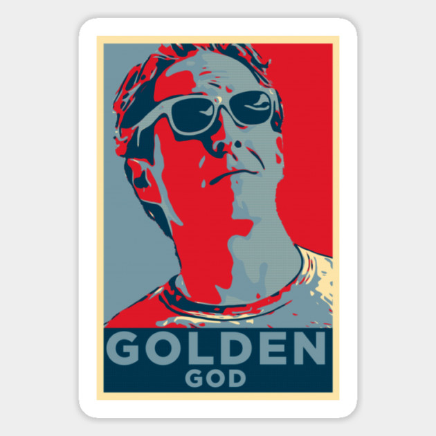Golden God - Hope Magnet by Shit Post Hero